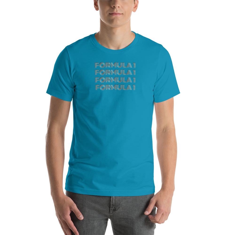 Formula One Graphic Unisex Jersey Short Sleeve Tee TShirt Men's Women's