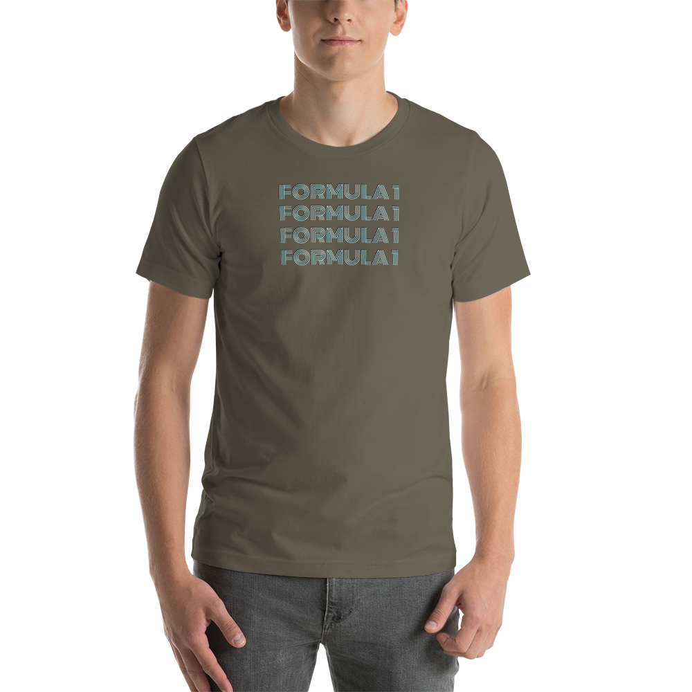 Formula One Graphic Unisex Jersey Short Sleeve Tee TShirt Men's Women's