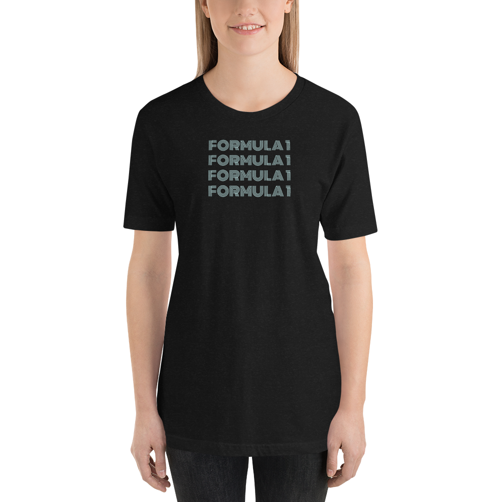 Formula One Graphic Unisex Jersey Short Sleeve Tee TShirt Men's Women's