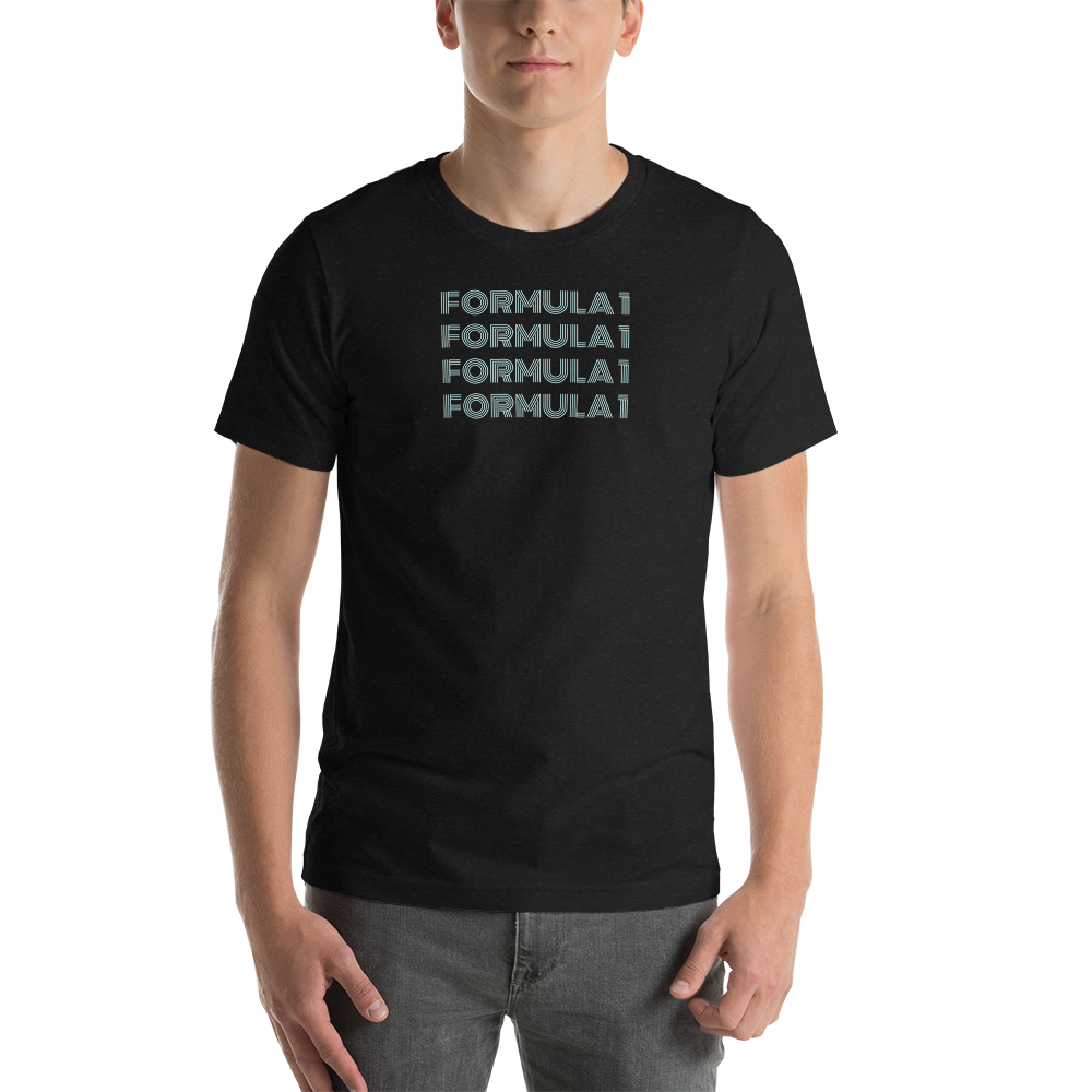 Formula One Graphic Unisex Jersey Short Sleeve Tee TShirt Men's Women's