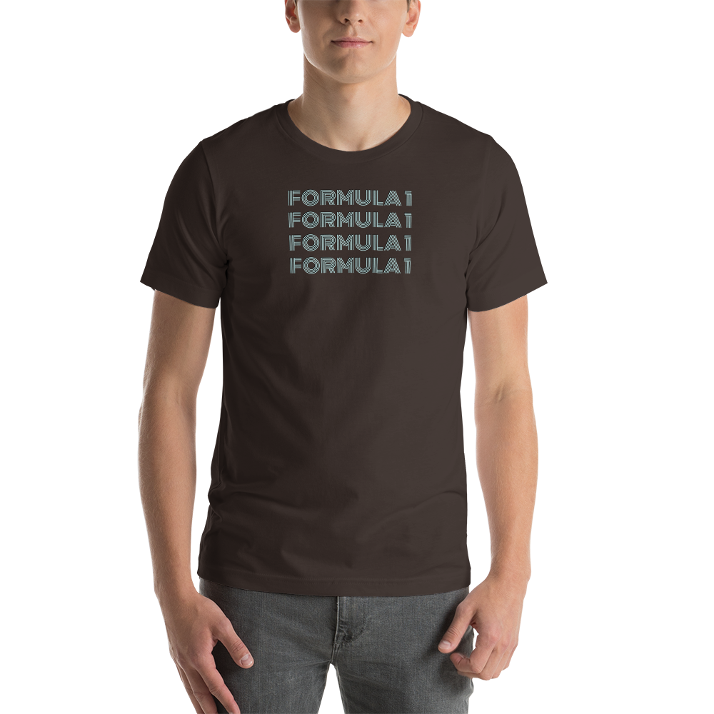 Formula One Graphic Unisex Jersey Short Sleeve Tee TShirt Men's Women's