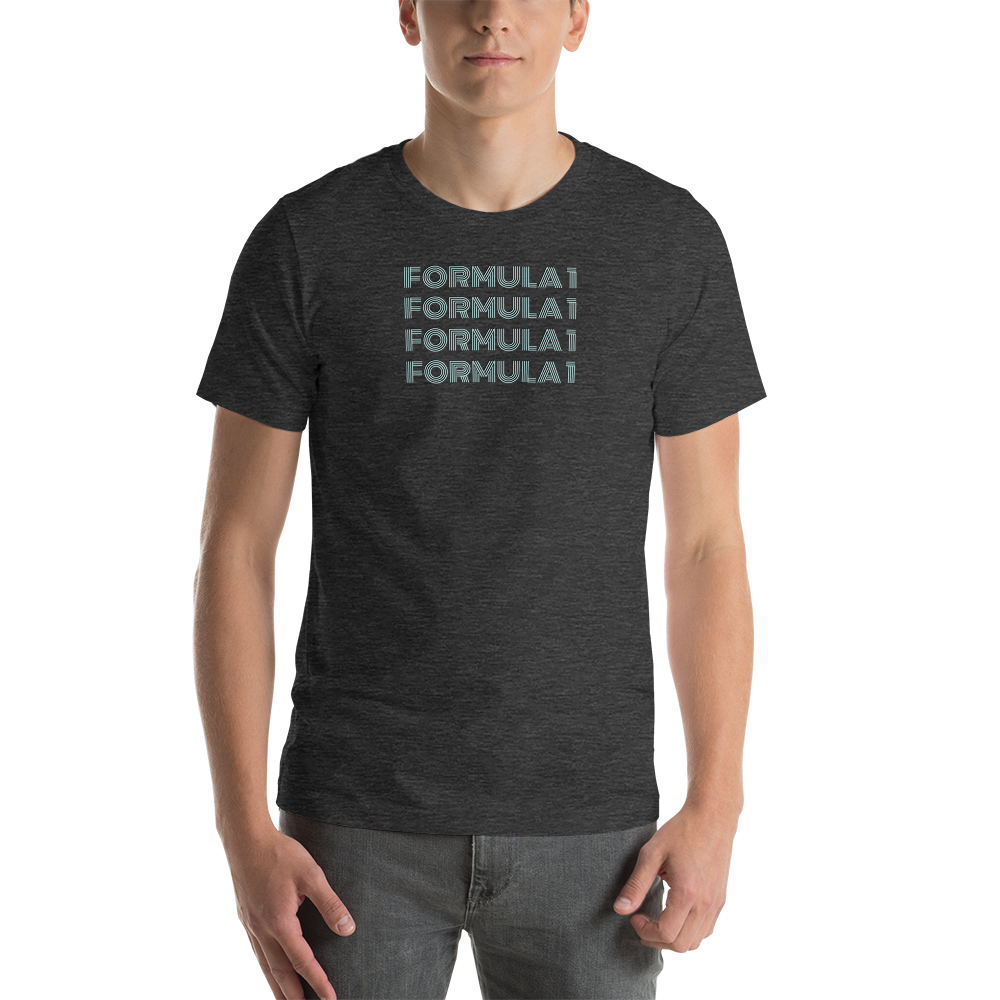 Formula One Graphic Unisex Jersey Short Sleeve Tee TShirt Men's Women's