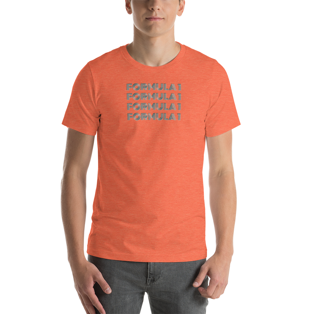 Formula One Graphic Unisex Jersey Short Sleeve Tee TShirt Men's Women's
