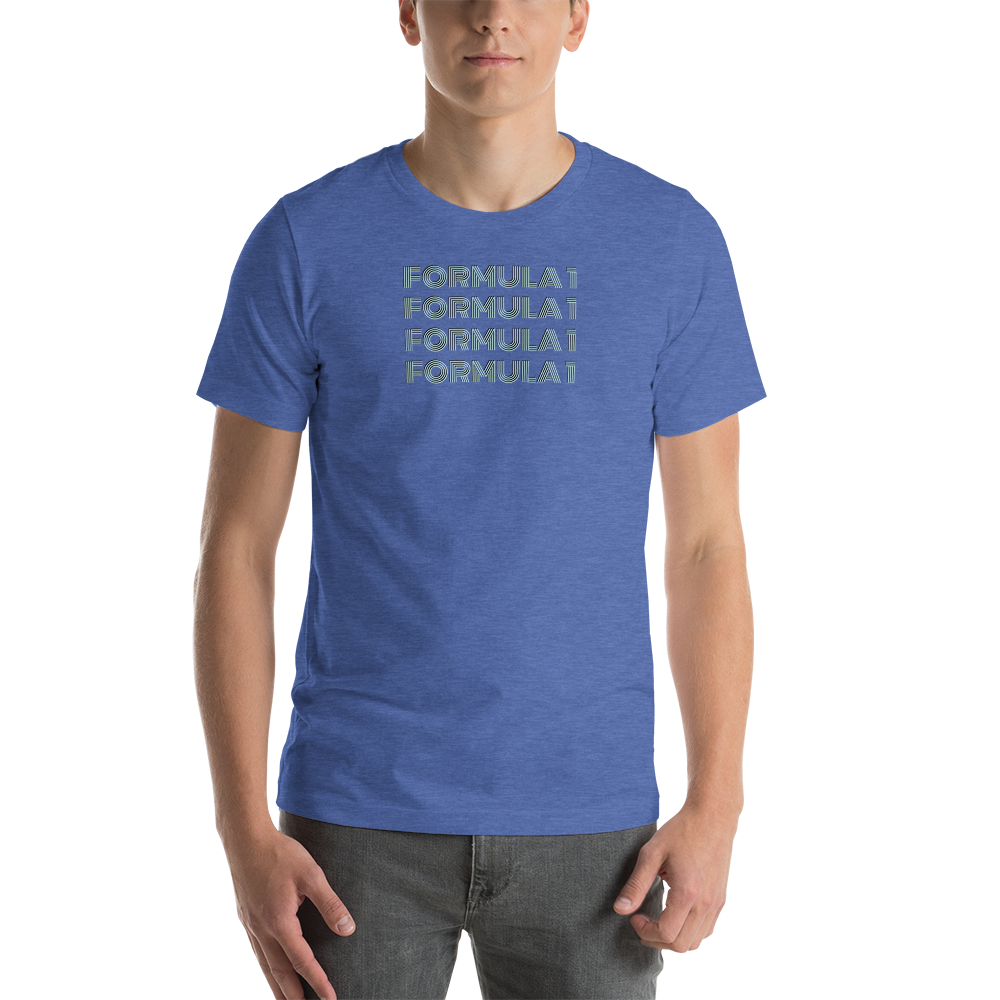 Formula One Graphic Unisex Jersey Short Sleeve Tee TShirt Men's Women's
