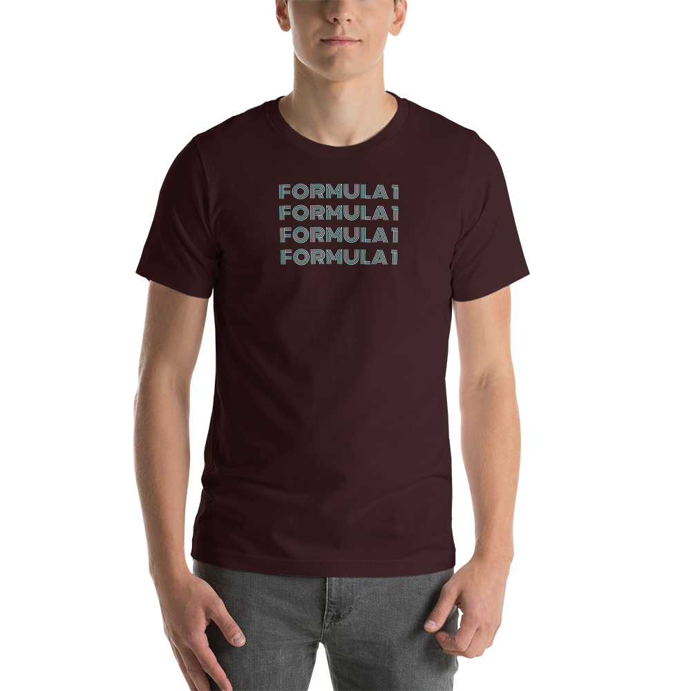 Formula One Graphic Unisex Jersey Short Sleeve Tee TShirt Men's Women's