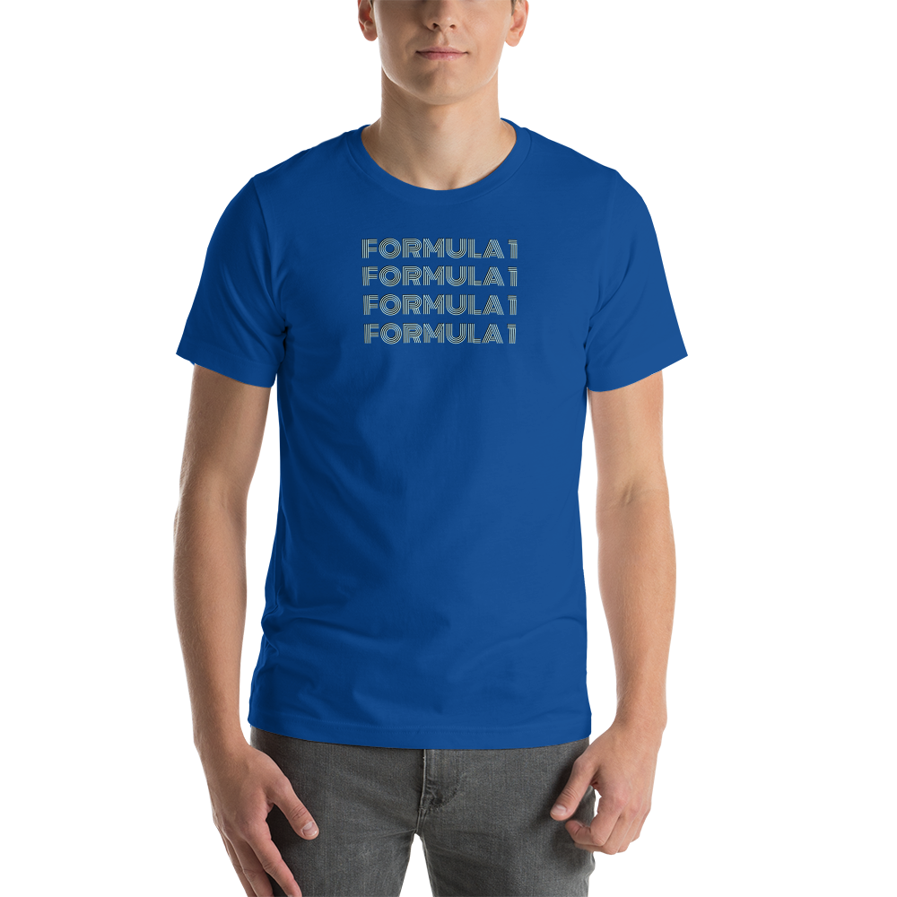 Formula One Graphic Unisex Jersey Short Sleeve Tee TShirt Men's Women's